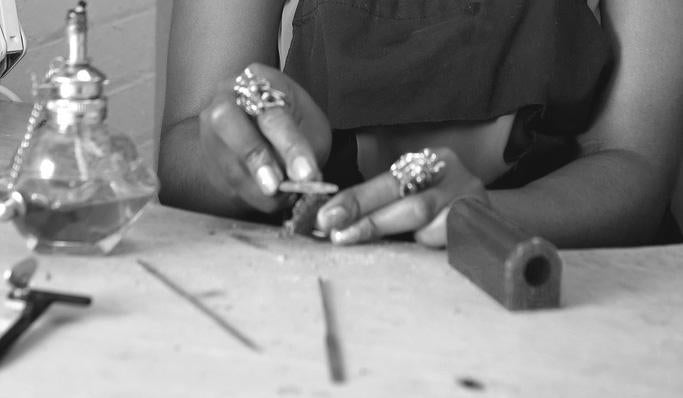 "I love designing bespoke wedding and engagement rings" Lenique Louis