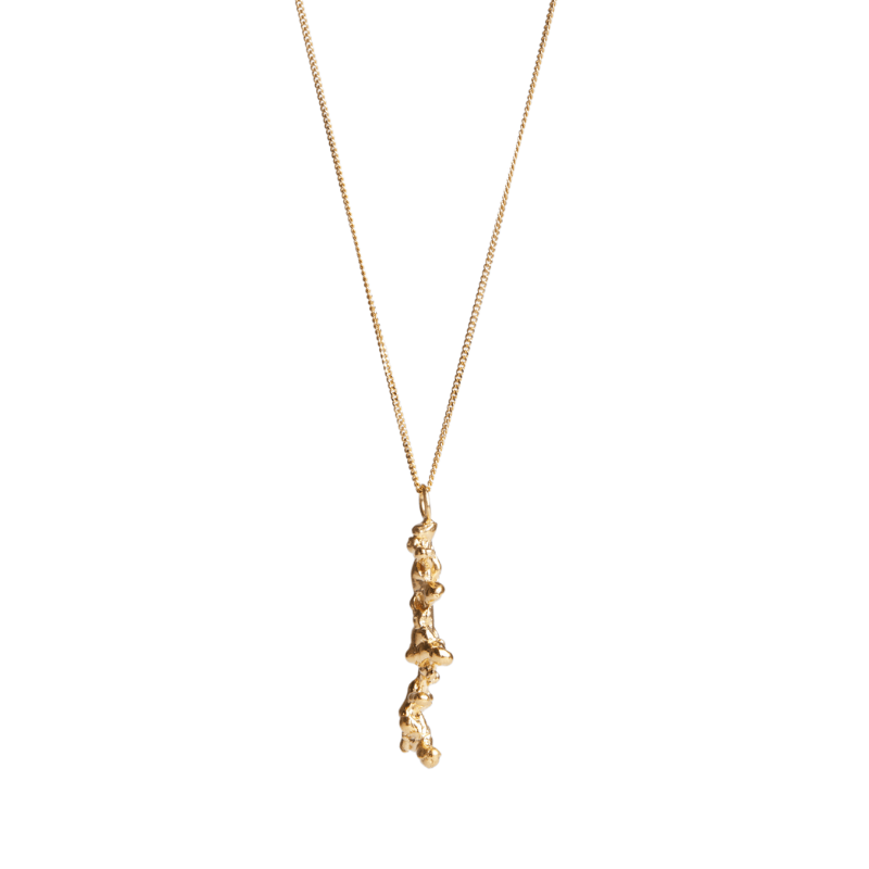 SPINE GOLD PENDANT Lenique Louis