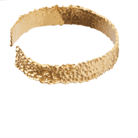 HAMMERED GOLD CUFF Lenique Louis