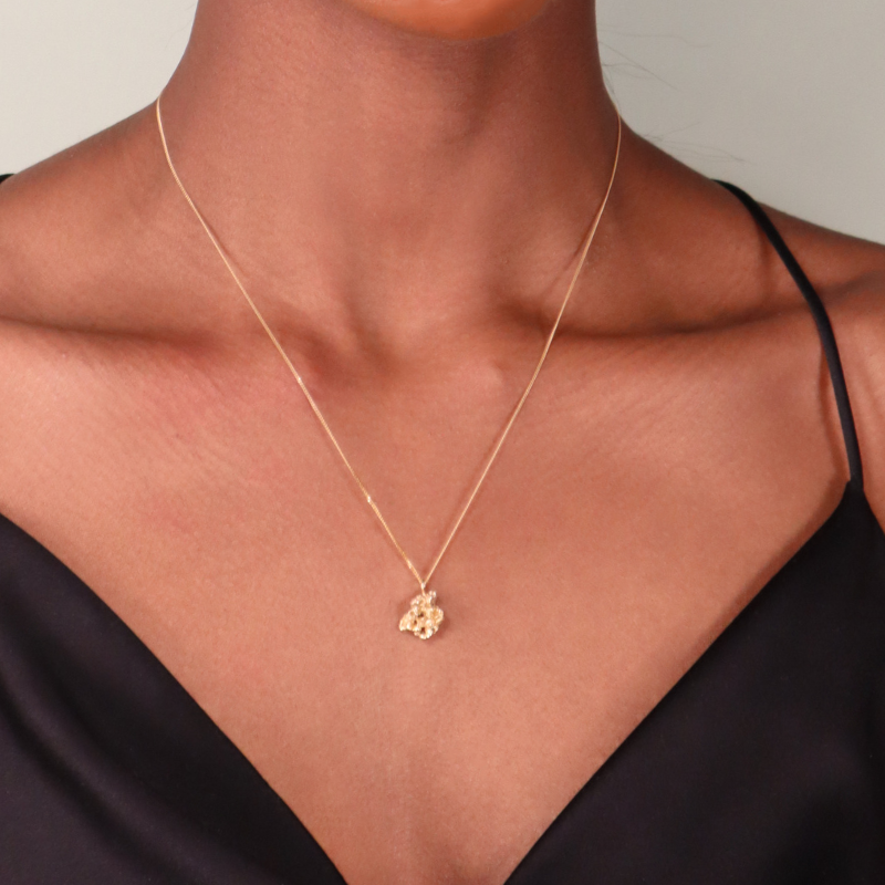 LARGE REEF GOLD PENDANT Lenique Louis