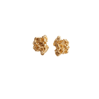 LARGE GOLD REEF STUD EARRINGS Lenique Louis