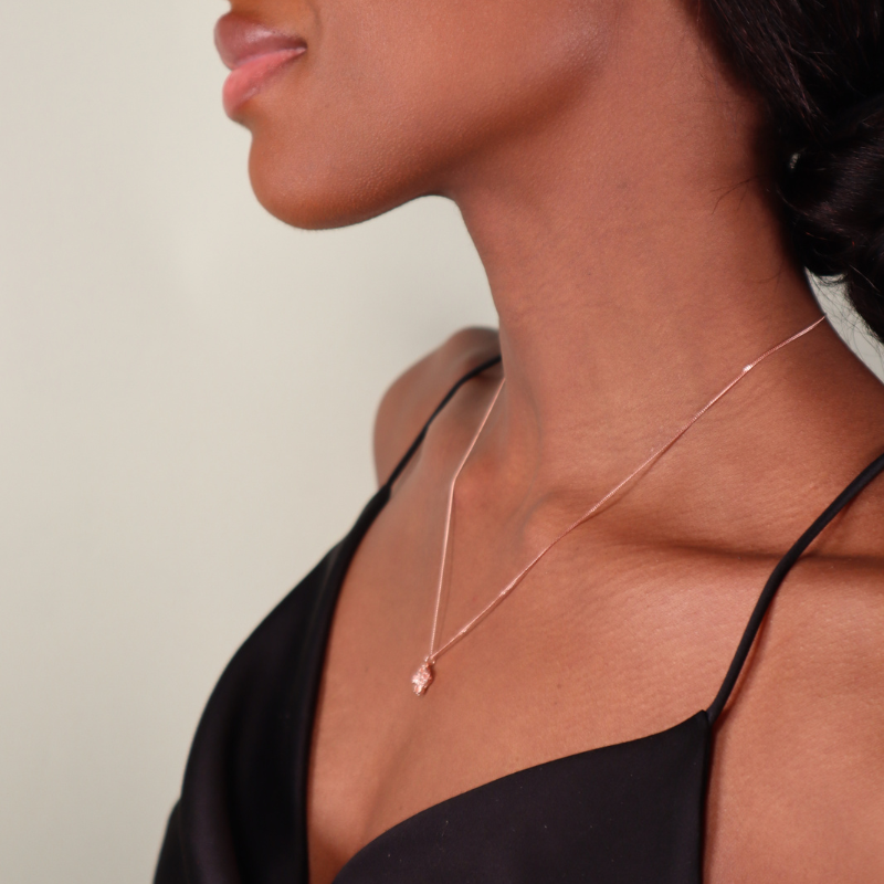 SMALL REEF ROSE GOLD PENDANT Lenique Louis