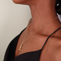 SPINE GOLD PENDANT Lenique Louis