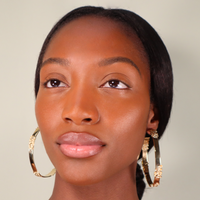 EXTRA LARGE GOLD REEF HOOPS Lenique Louis