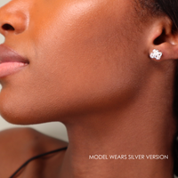 REEF STUD OXIDISED SILVER EARRINGS Lenique Louis