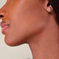 REEF ROSE GOLD STUD EARRINGS Lenique Louis