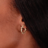 Gold Spine Huggie Lenique Louis