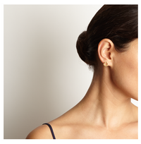 Round Reef Gold Stud Earrings Lenique Louis