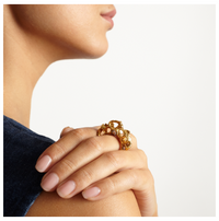 Holes Gold Ring Lenique Louis