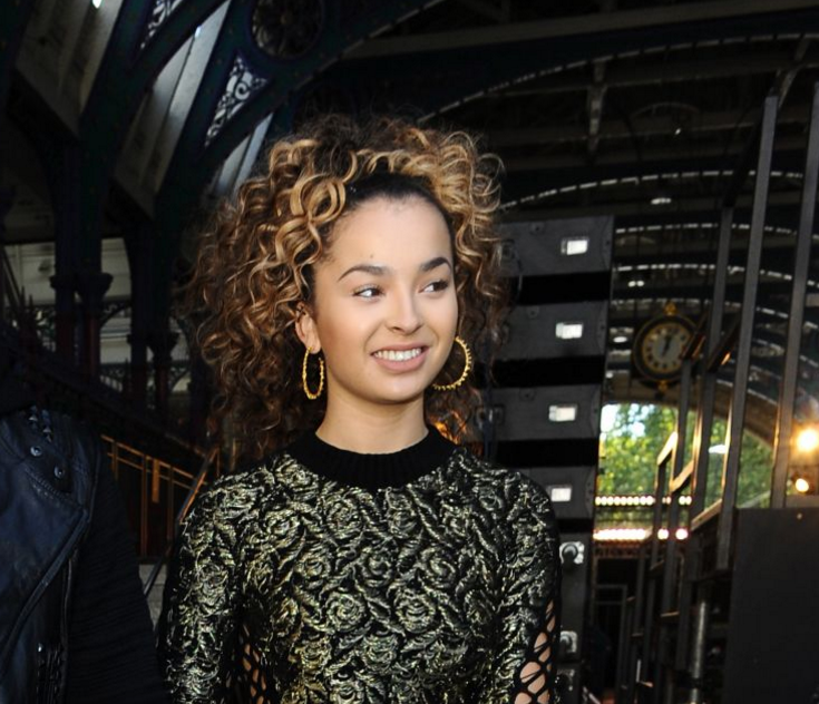 Singing Sensation Ella Eyre Wears Our Large Gold Hoop Earrings Lenique Louis