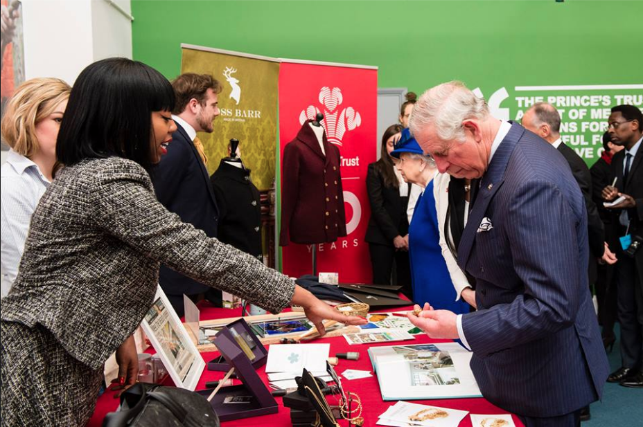 Lenique Louis Meets HM The Queen and HRH The Prince Of Wales Lenique Louis