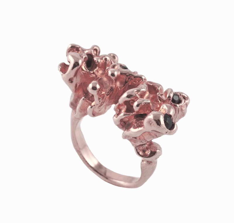 LAVA RING IN ROSE GOLD Lenique Louis