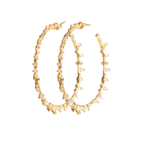 SHOP Luxury Gold Hoop Earrings - Seen In Vogue – Lenique Louis