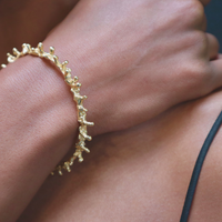 Spine Bangle Gold Lenique Louis