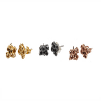 Reef Rose Gold Stud Earrings Lenique Louis